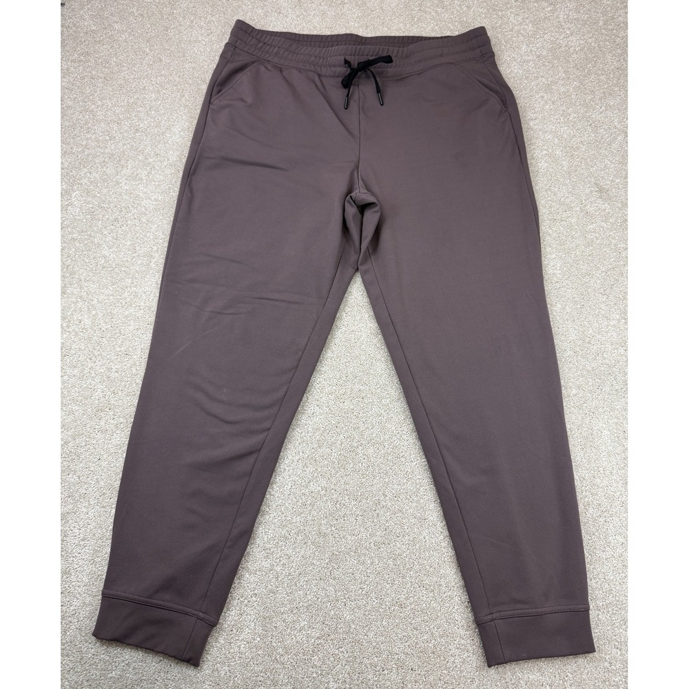 Women's 32 DEGREES Heat Tech Size XL Plum Purple Smooth Fleece Jogger Pants